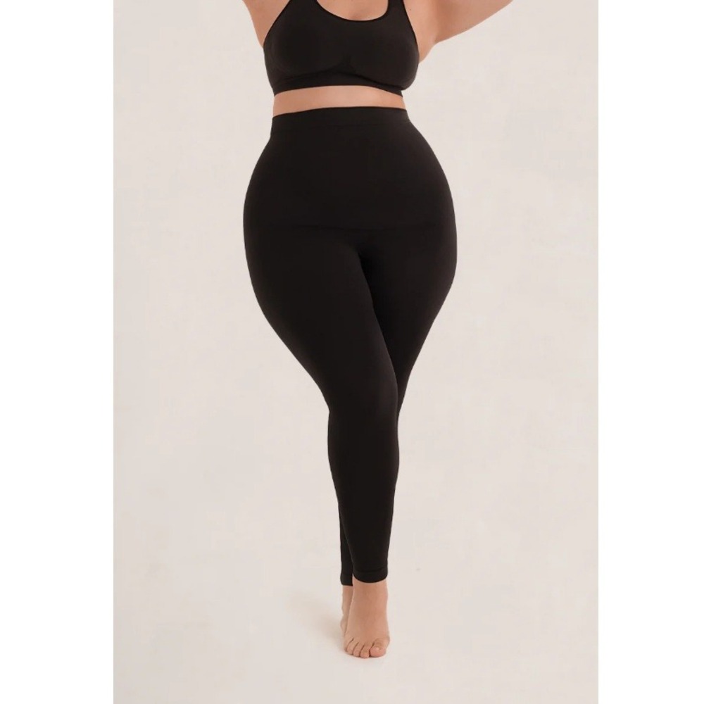 Shapermint Women's Black High‎ Waisted Shaping Leggings Size 2XL NWT